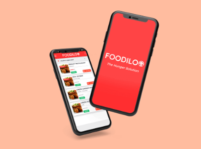 A mobile dashboard with data visualization charts.